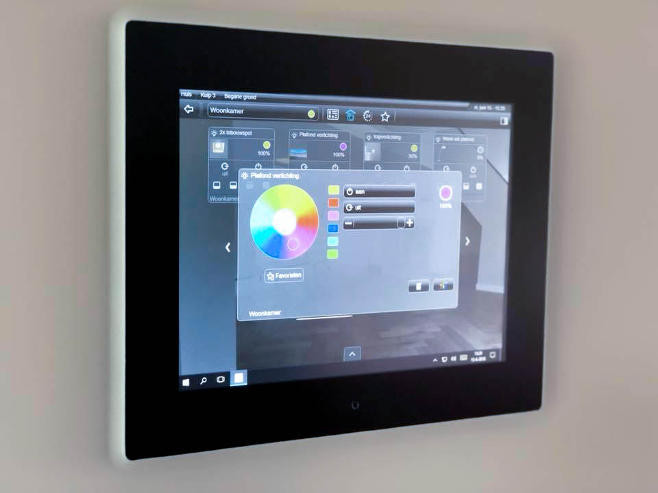Slimme apparaten bedienen met een digitale tablet